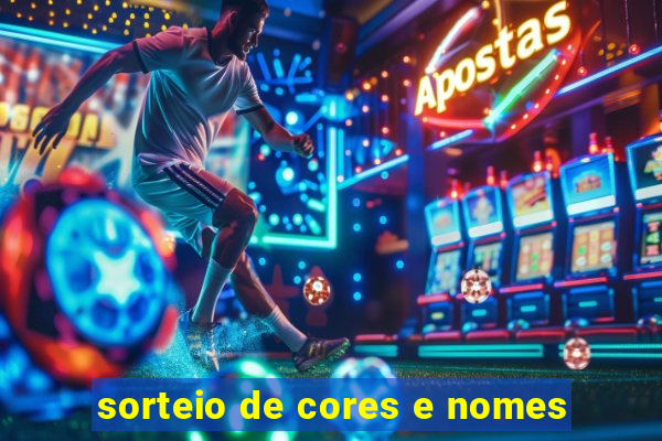 sorteio de cores e nomes